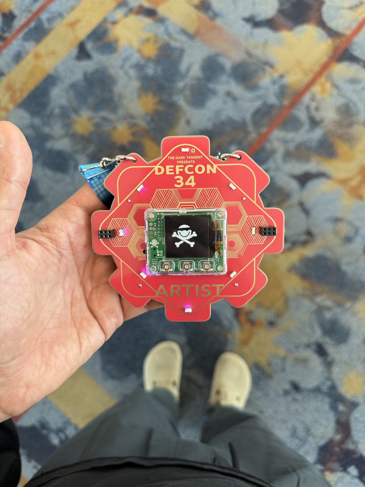 DEF CON 34 artist badge